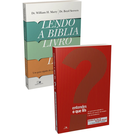 Kit Lendo e Entendendo a Bíblia | 2 Livros