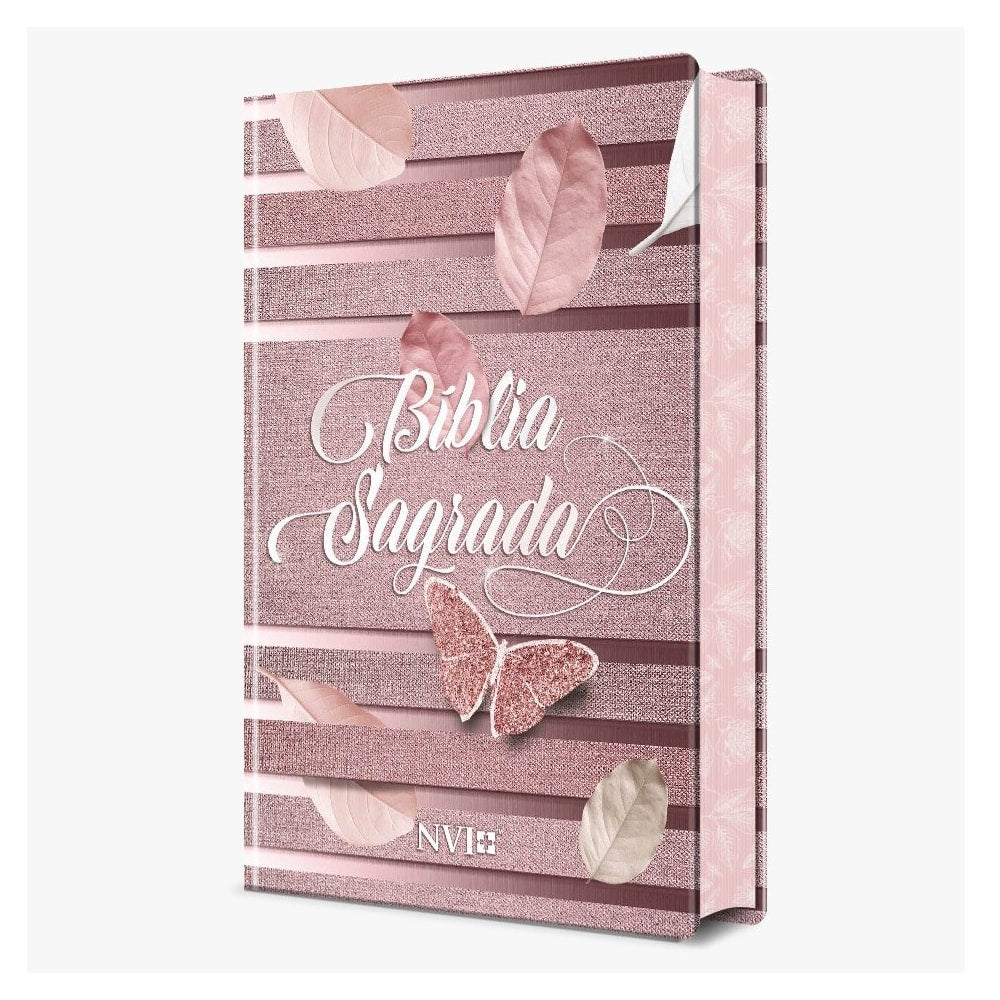Bíblia Sagrada Feminina Borboleta | NVI | Letra Normal | Capa Dura