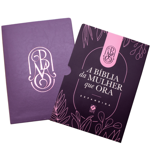 A Bíblia da Mulher que Ora - Edição Expandida | NVT | Letra Normal | Roxa