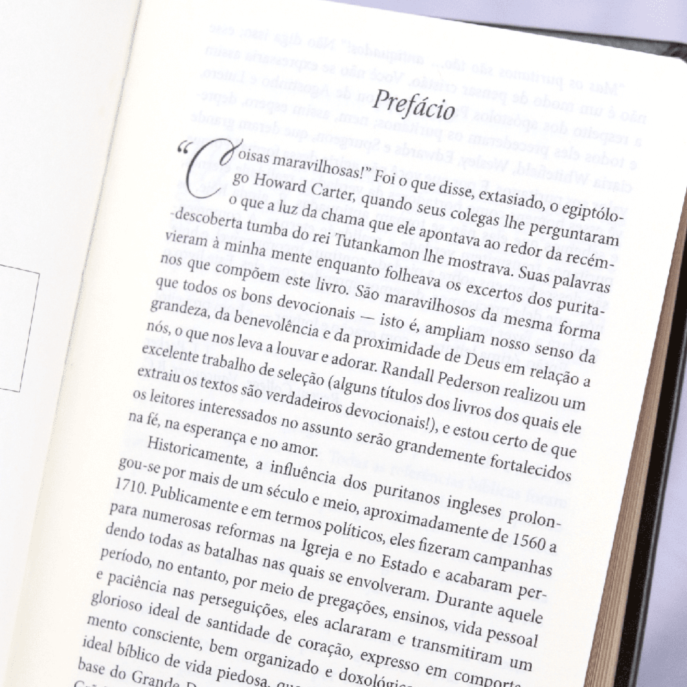 Dia a Dia com os Puritanos Ingleses | Devocional | Capa Couro