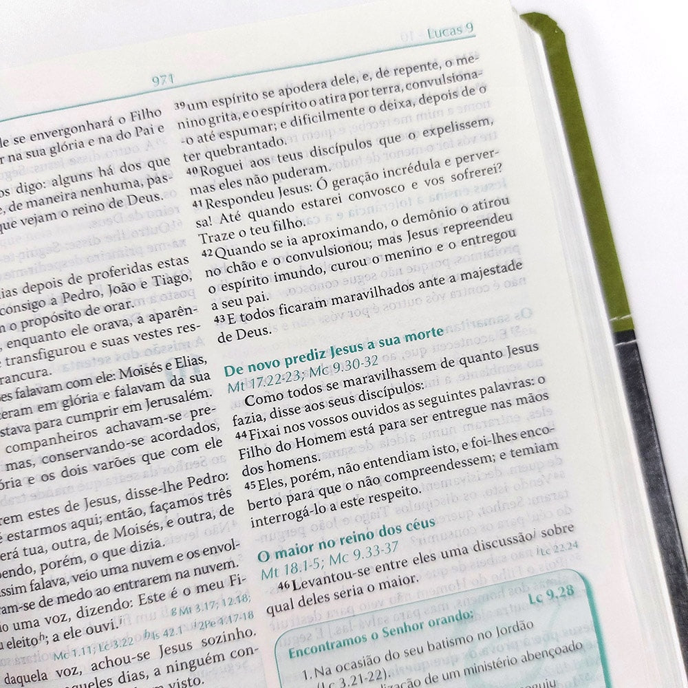 A Bíblia do Pregador | ARA | Letra Normal | Capa PU Verde e Preta