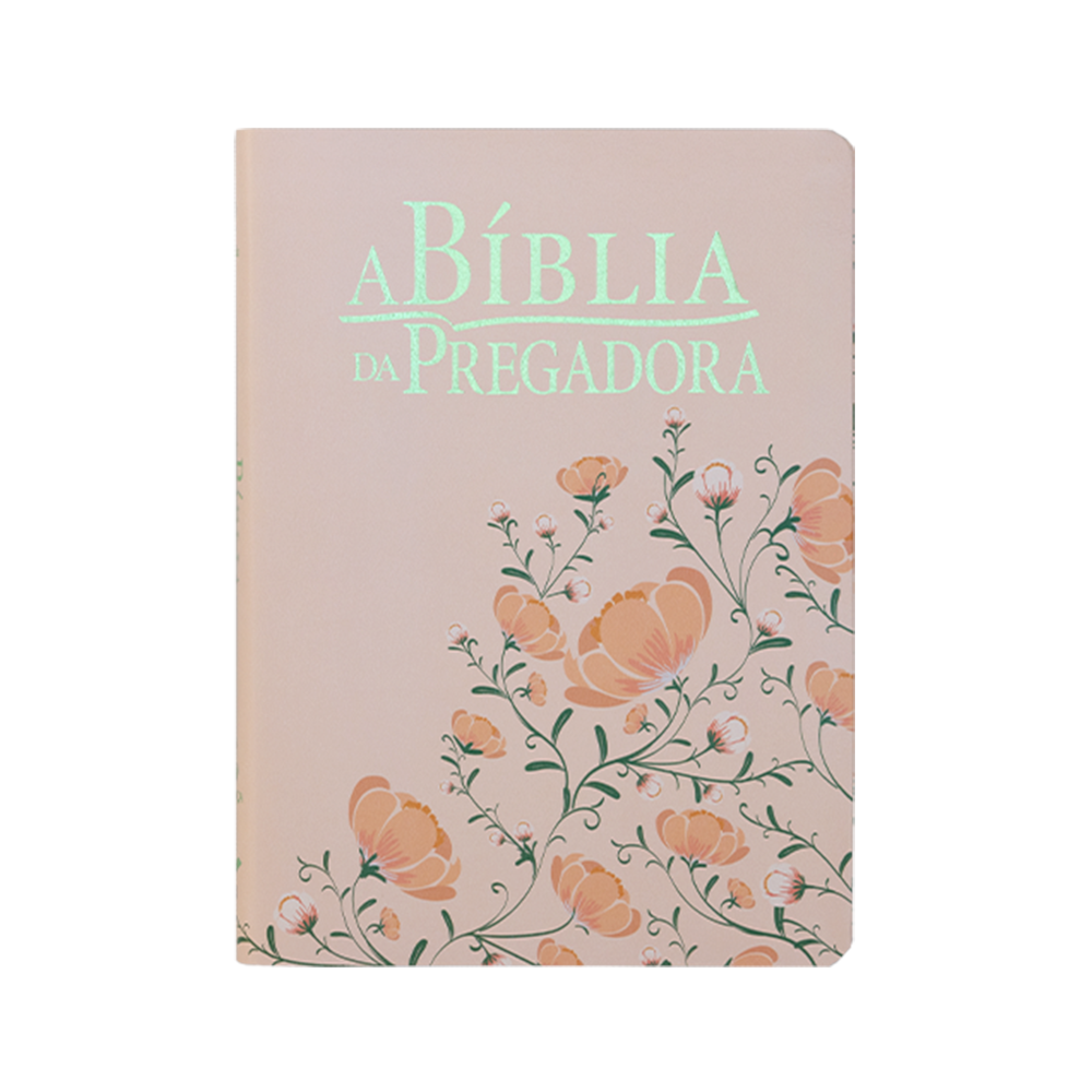 A Bíblia da Pregadora | ARA | Letra Normal | Rosa Floral