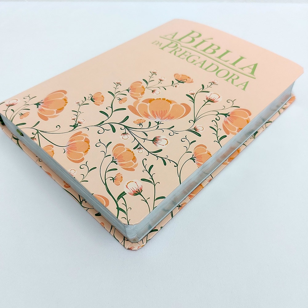 A Bíblia da Pregadora | ARA | Letra Normal | Rosa Floral