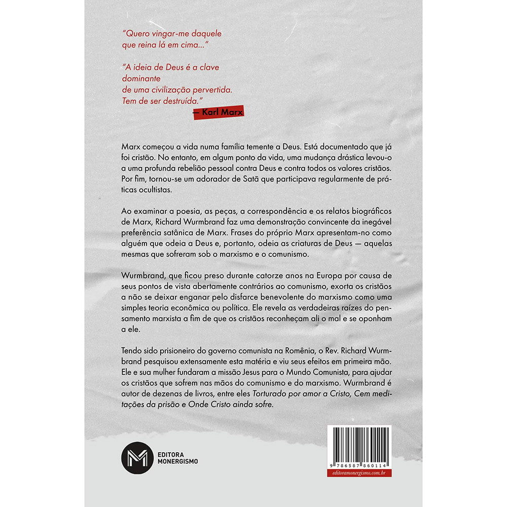 Marx e Satã | Richard Wurmbrand