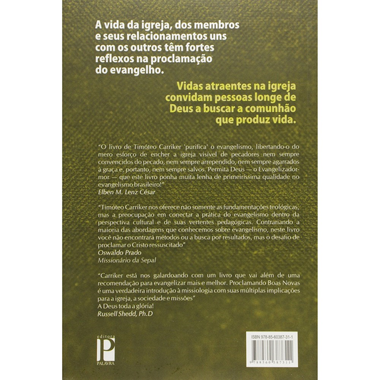 Proclamando Boas Novas | Timóteo Carriker