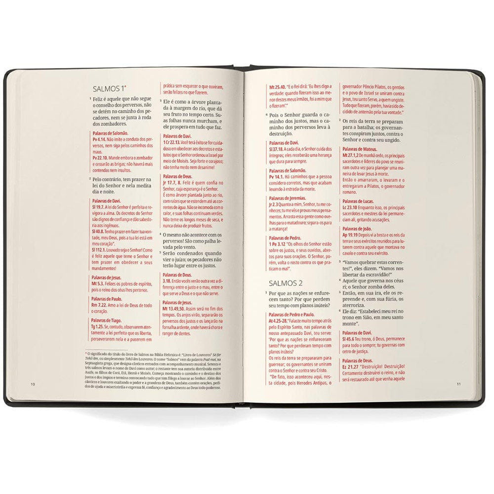 Bíblia Contexto | Salmos e Provérbios | NVT | Capa Dura | Floral