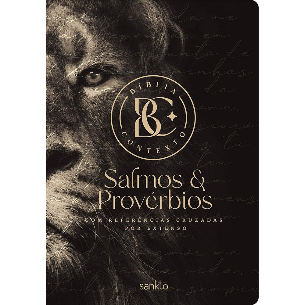 Bíblia Contexto | Salmos e Provérbios | NVT | Capa Dura | Leão
