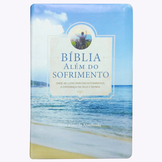 Bíblia Além do Sofrimento | NAA | Letra Normal | Ilustrada Céu e Mar