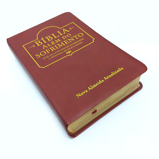 Bíblia Além do Sofrimento | NAA | Letra Normal | Vinho