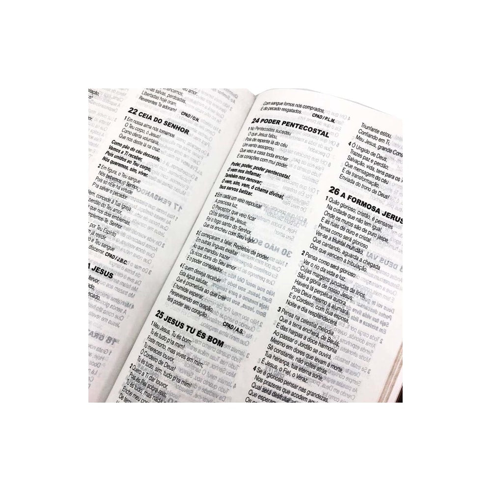 Bíblia de Estudo Pentecostal Média com Harpa Cristã | ARC | Marrom