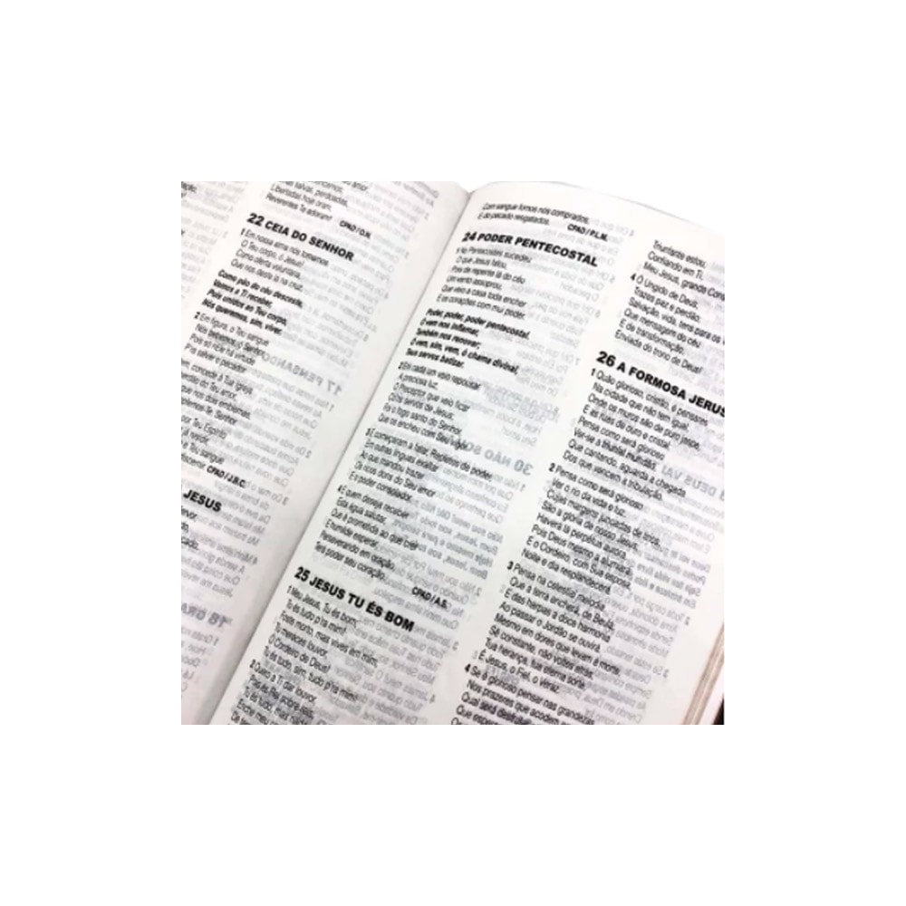 Bíblia de Estudo Pentecostal Média com Harpa Cristã | ARC | Vinho
