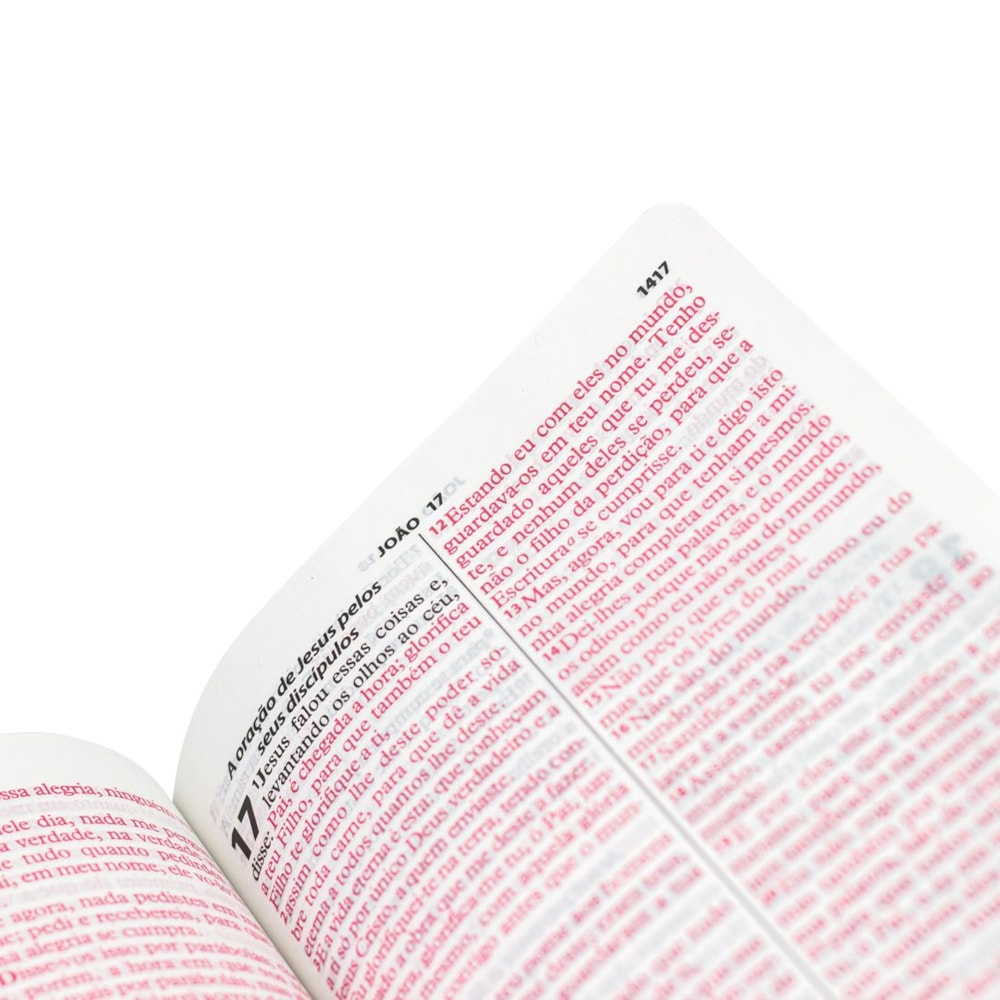 Bíblia Sagrada com Harpa Cristã | ARC | Letra Gigante | Capa Luxo Rosa