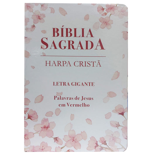 Bíblia Sagrada com Harpa Cristã | ARC | Letra Gigante | Cerejeira