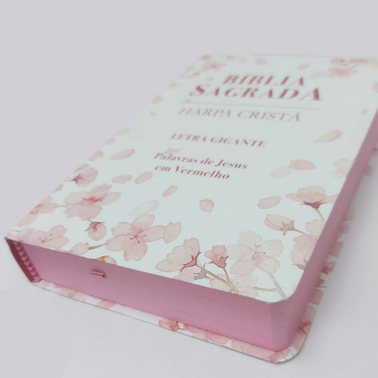 Bíblia Sagrada com Harpa Cristã | ARC | Letra Gigante | Cerejeira