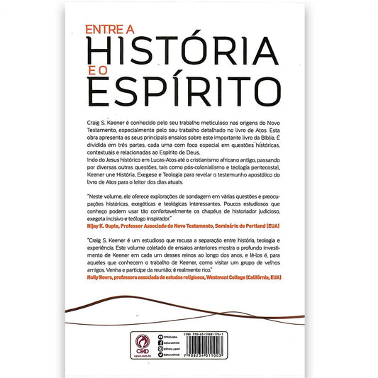 Entre a História e o Espírito | Graig S Keener