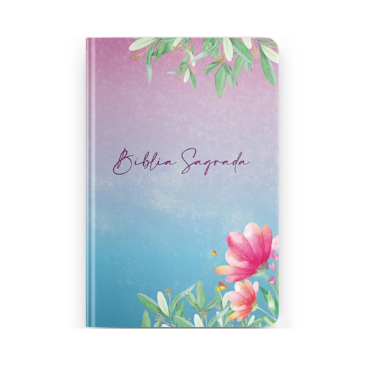 Bíblia Sagrada Jardim Florido | ACF | Letra Maior | Flexível Soft Touch