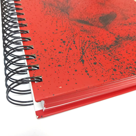 Bíblia com Espaço para Anotações | NVI | Letra Normal | Leão Pontilhismo Vermelho