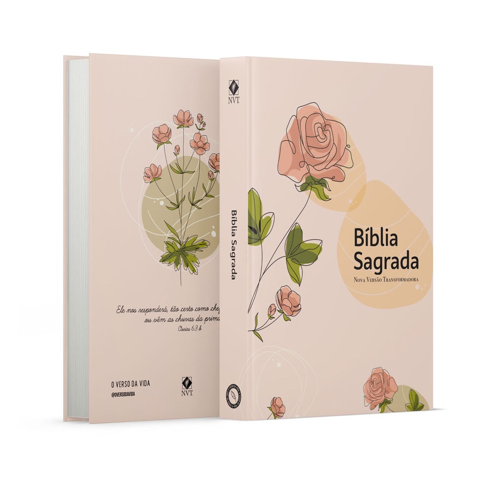 Bíblia Sagrada Chuvas da Primavera | NVT | Letra Normal | Capa Dura