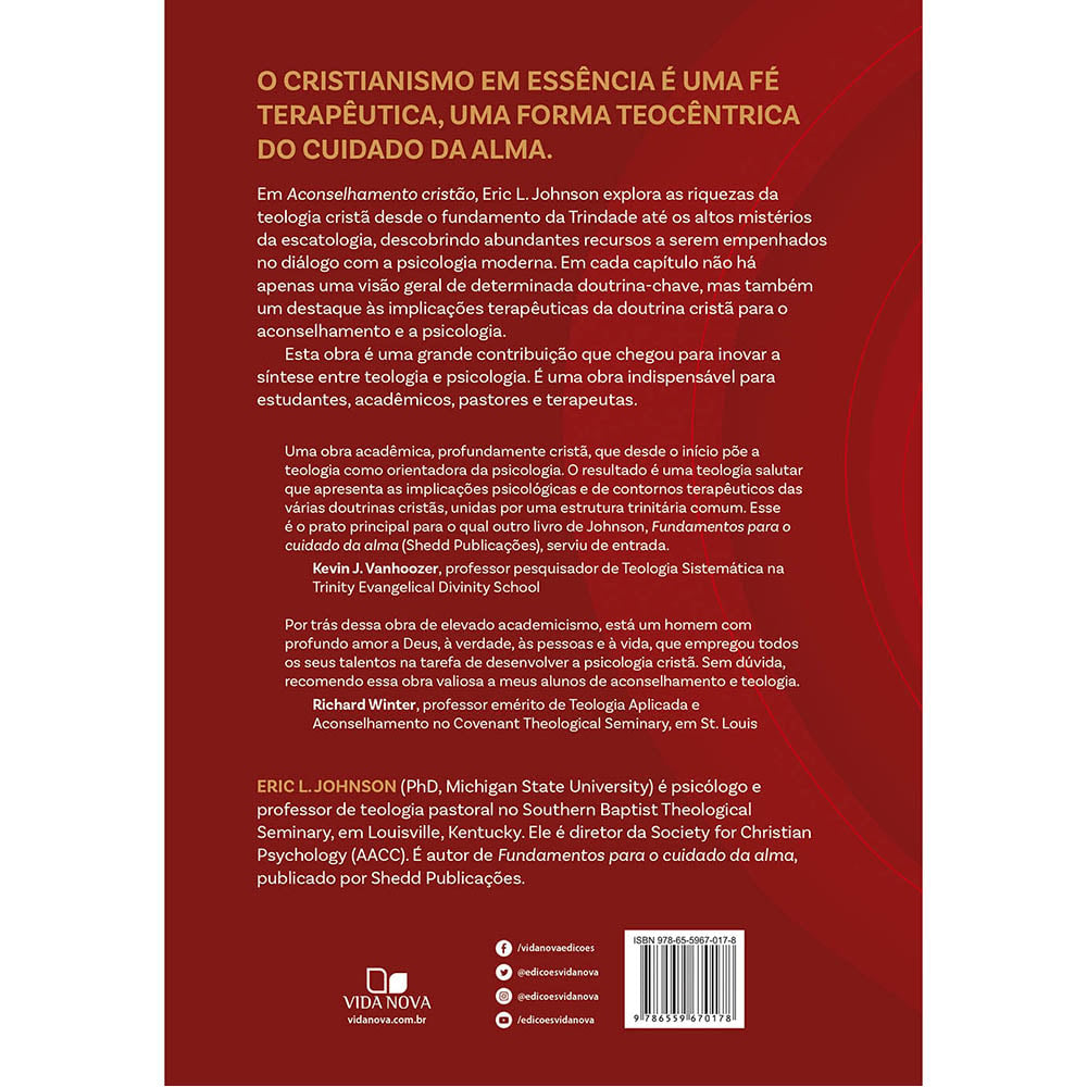 Aconselhamento Cristão | Eric L Johnson