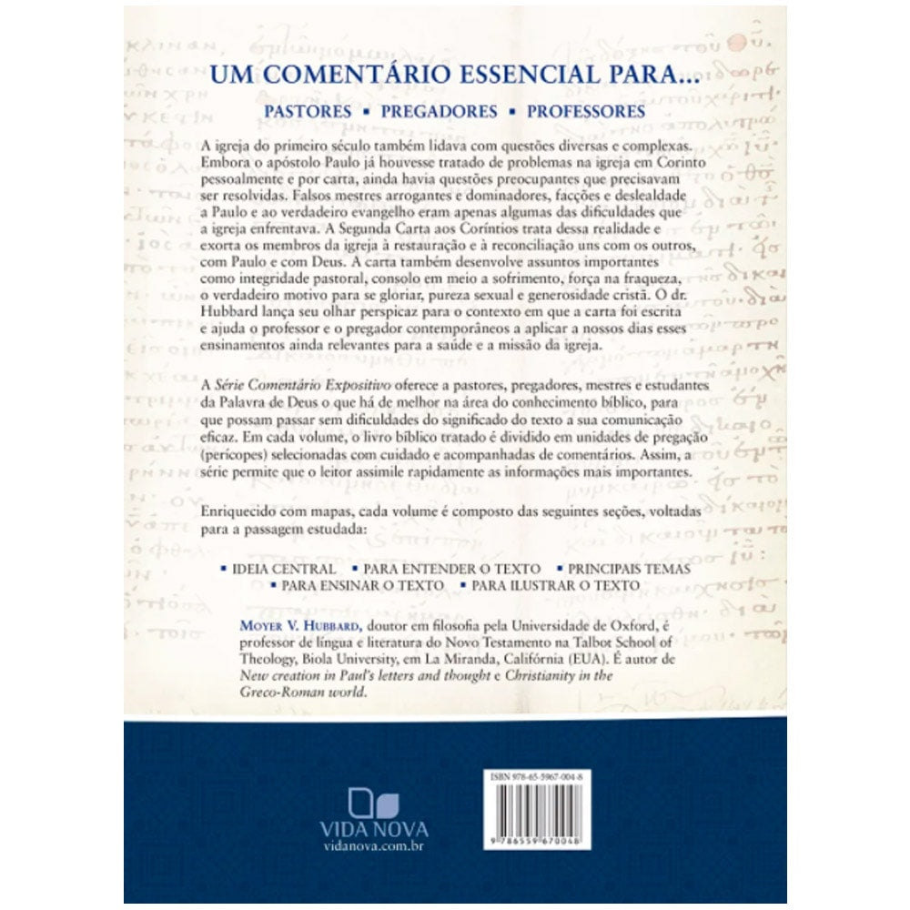 Comentário Expositivo 2 Coríntios | Moyer V Hubbard