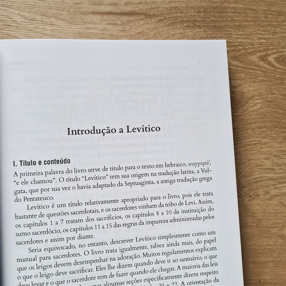 Levítico: Comentário Exegético | Gordon J Wenham