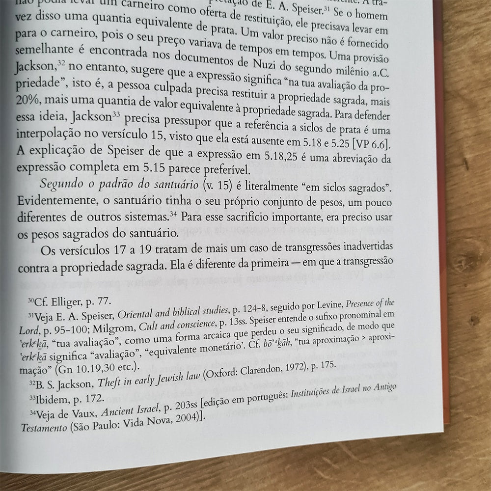 Levítico: Comentário Exegético | Gordon J Wenham