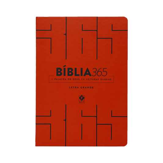 Bíblia 365 Vermelha | NVT | Letra Grande | Capa Dura