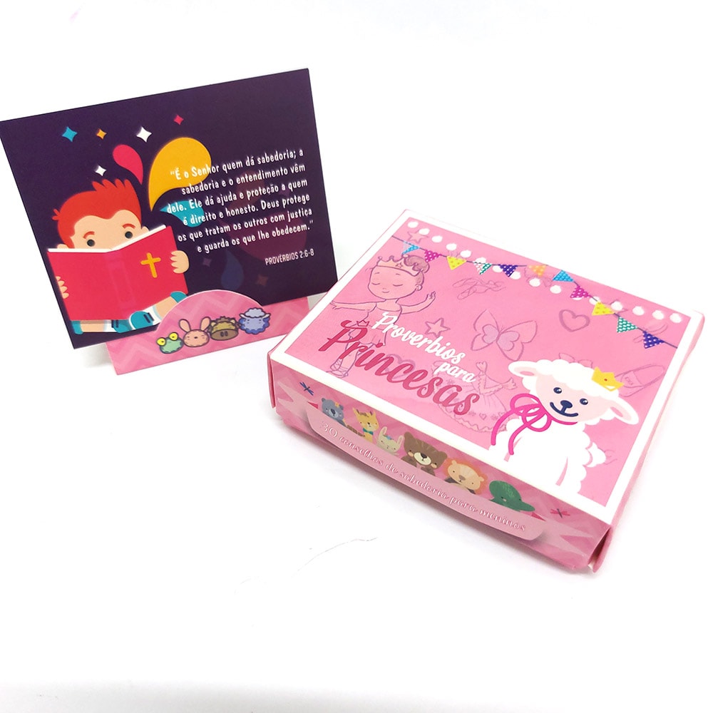 Caixinha de Versículos Diários | Mananciais de Vida | Provérbios para Princesa