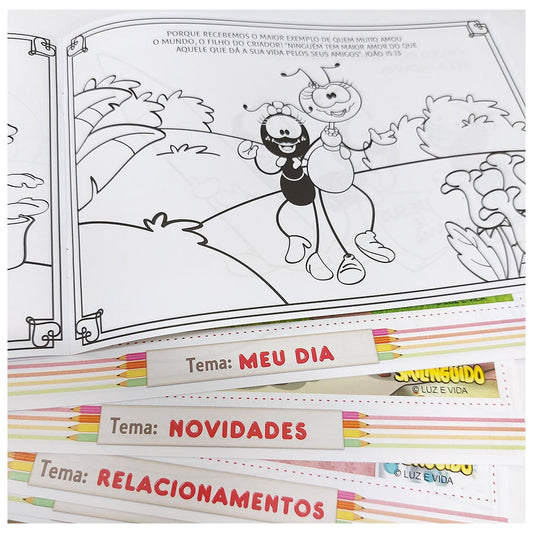 Livros para Colorir Smilinguido | Combo 1 | Com 6 Livrinhos