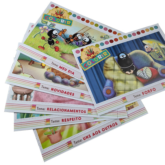 Livros para Colorir Smilinguido | Combo 2 | Com 6 Livrinhos