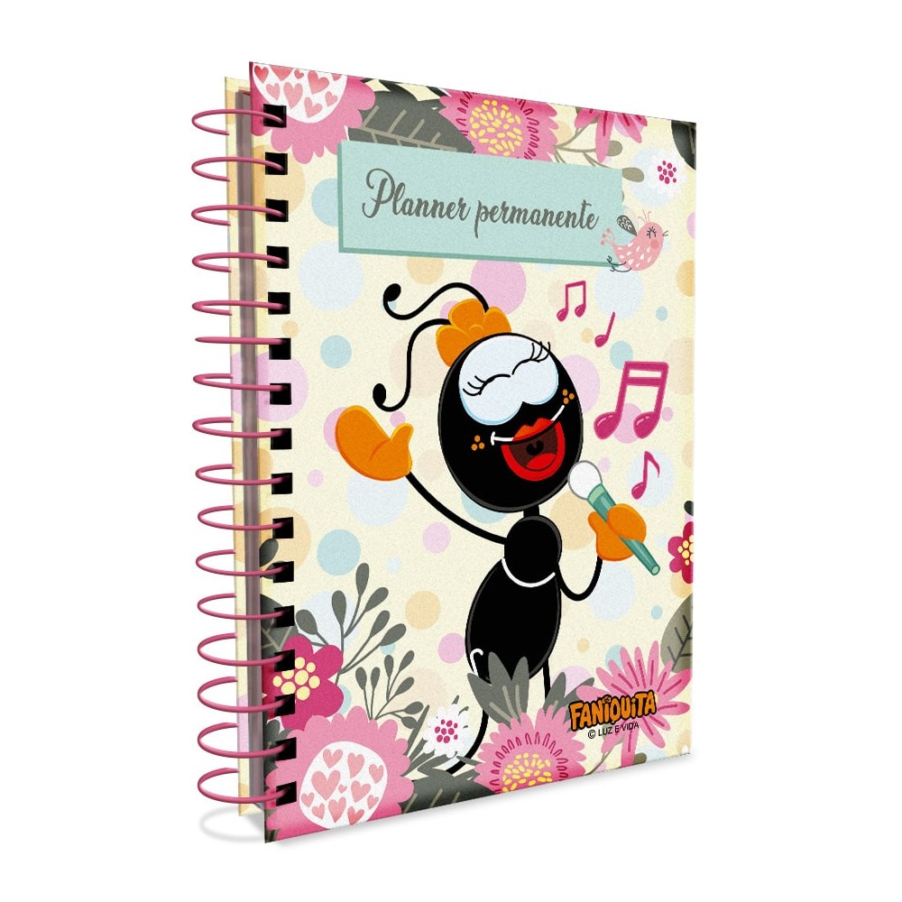 Planner Smilinguido Médio Louvor | Permanente | Capa Dura