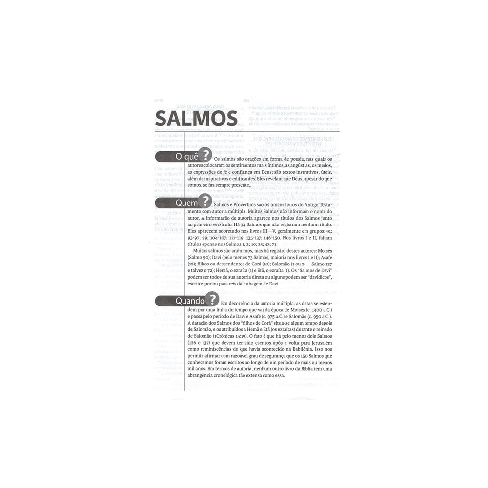 Bíblia De Estudo Nova Bíblia Viva | NVB | Capa Preta