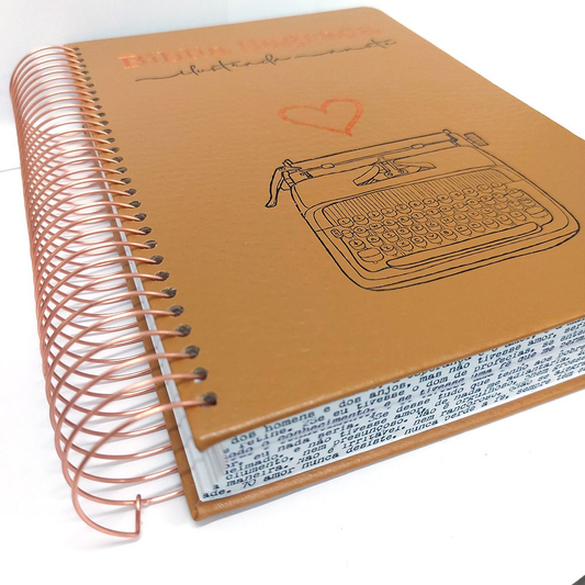 Bíblia Ilustrada Anote Tipografia | NVT | Letra Normal | Capa Dura Espiral