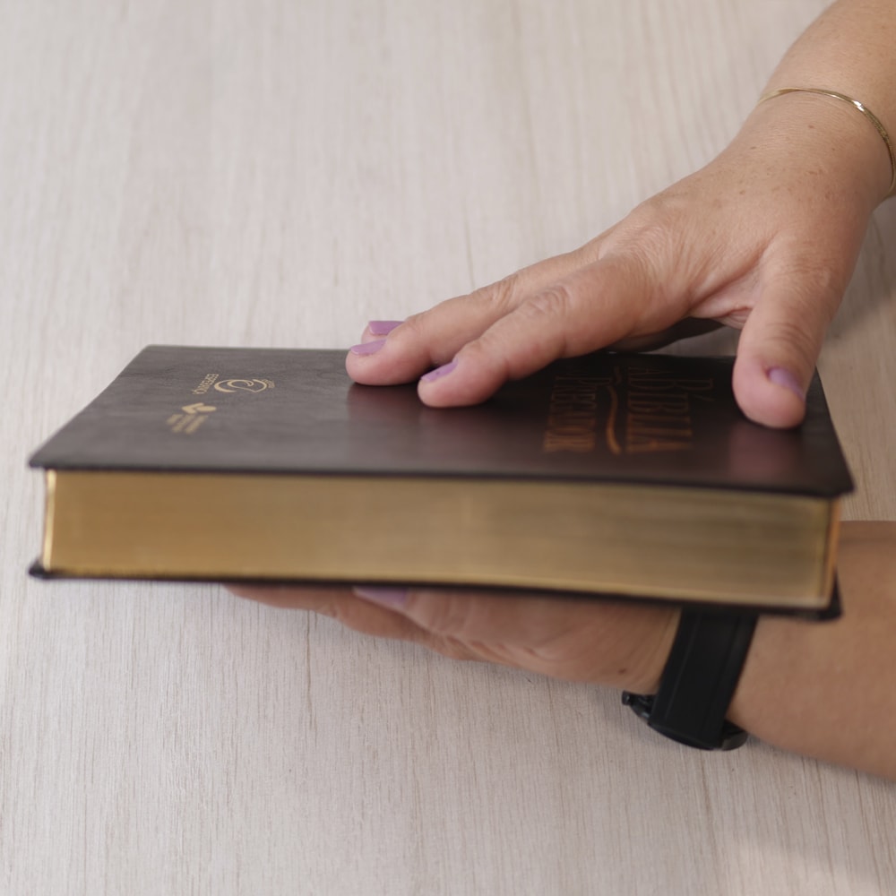 A Bíblia do Pregador | ARC | Letra Normal | Capa PU Preta Nobre