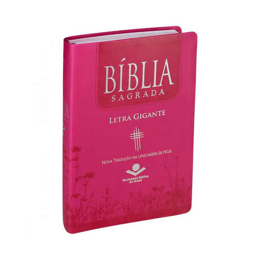 Bíblia Sagrada | Letra Gigante | NTLH | Capa Luxo PinK