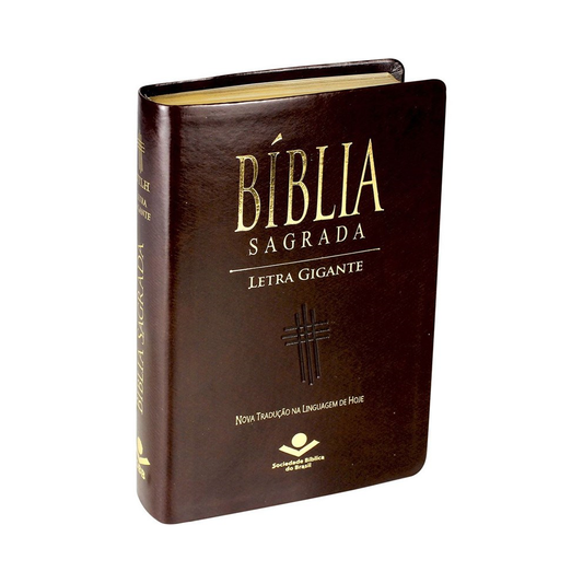 Bíblia Sagrada | Letra Gigante | NTLH | Capa Marrom Nobre