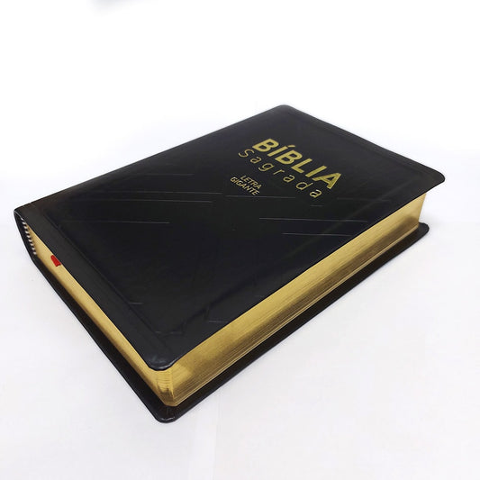 Bíblia Sagrada | NAA | Letra Gigante | Capa Luxo Preta