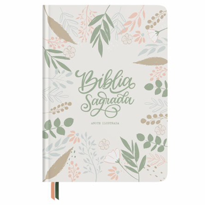 Bíblia Ilustrada Anote Meu Repouso | NVT | Letra Normal | Capa Dura