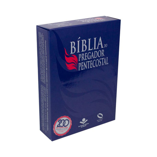 Bíblia do Pregador Pentecostal | NAA | Azul Nobre