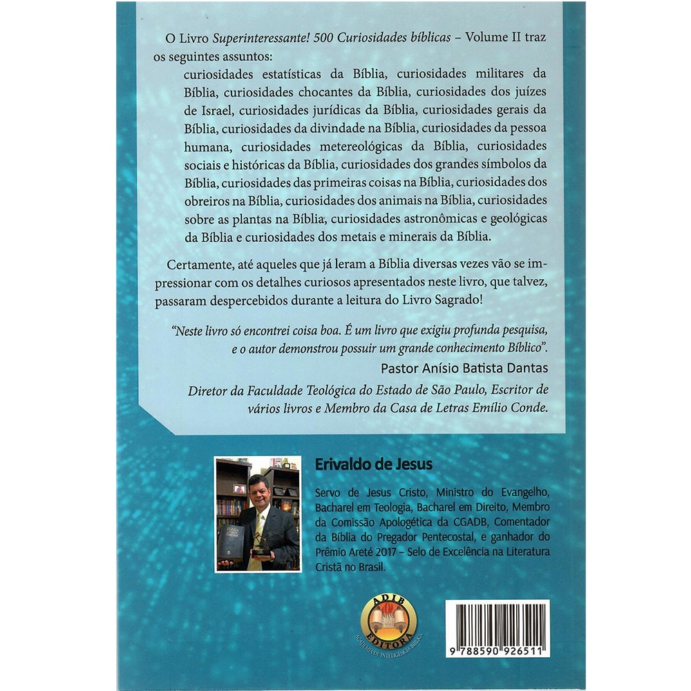 500 Curiosidades Bíblicas | Erivaldo de Jesus | Volume 2