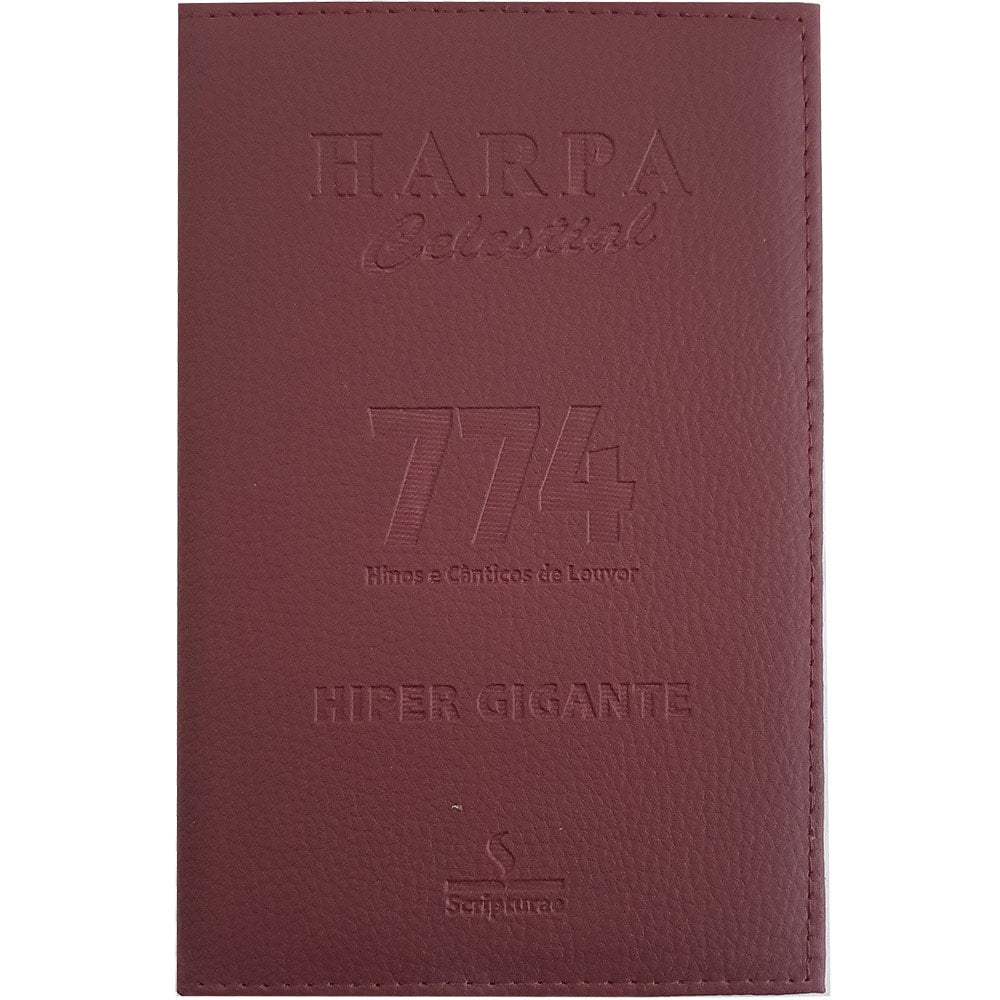 Harpa Celestial 774 | Hipergigante | Capa Luxo Vinho