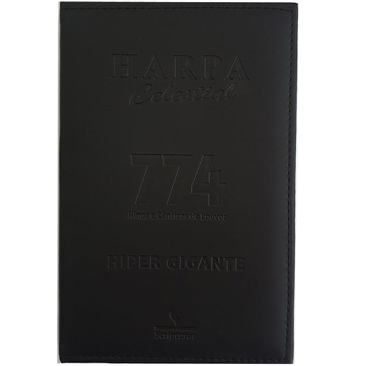 Harpa Celestial 774 | Hipergigante | Capa luxo Preto