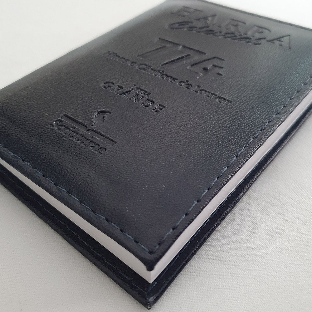 Harpa Celestial 774 | Letra Grande | Capa Luxo Azul