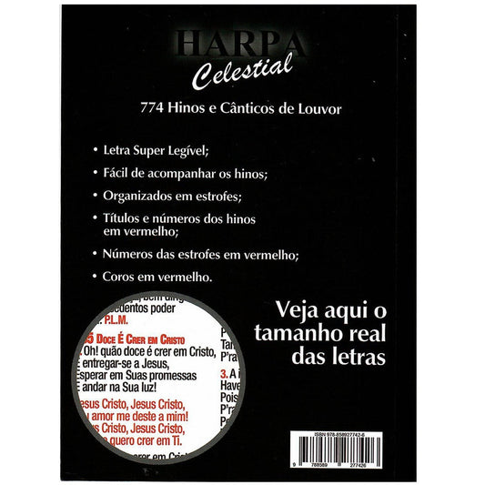 Harpa Celestial 774 |Super Legível | Leão Colorido