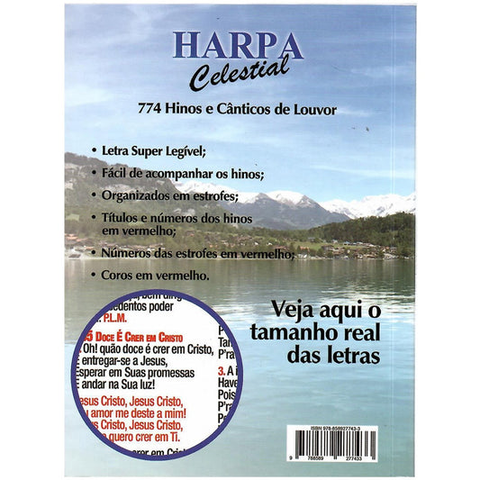 Harpa Celestial 774 |Super Legível |Águia