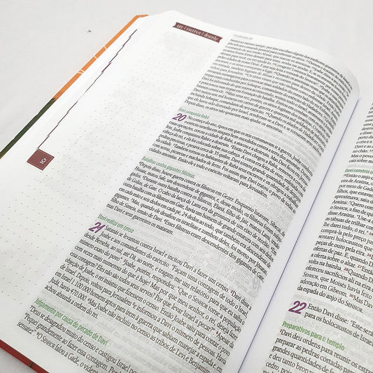 Bíblia Ilustrada Anote Minha Paz | NVT | Letra Normal | Capa Dura