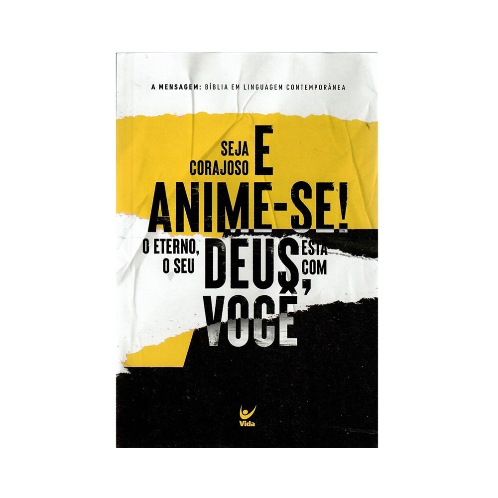 Bíblia A Mensagem | Letra Normal | Capa Josué 1.9 | Brochura
