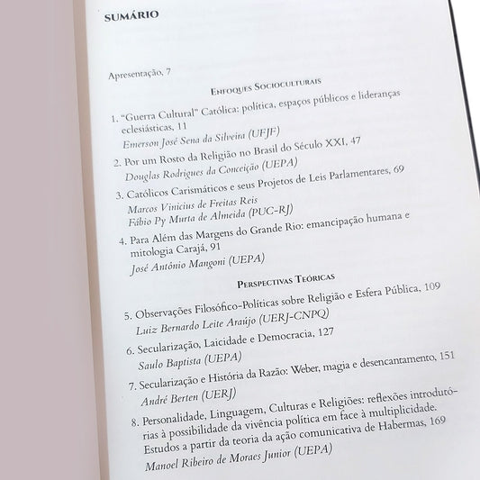 Religião e Política e Espaço Público no Brasil | Emerson Sena da Silveira