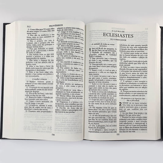 Bíblia Sagrada | ACF | Letra Grande | Capa Dura Preta