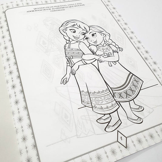 Ler e Colorir com Lápis | Frozen 2 | Gigante